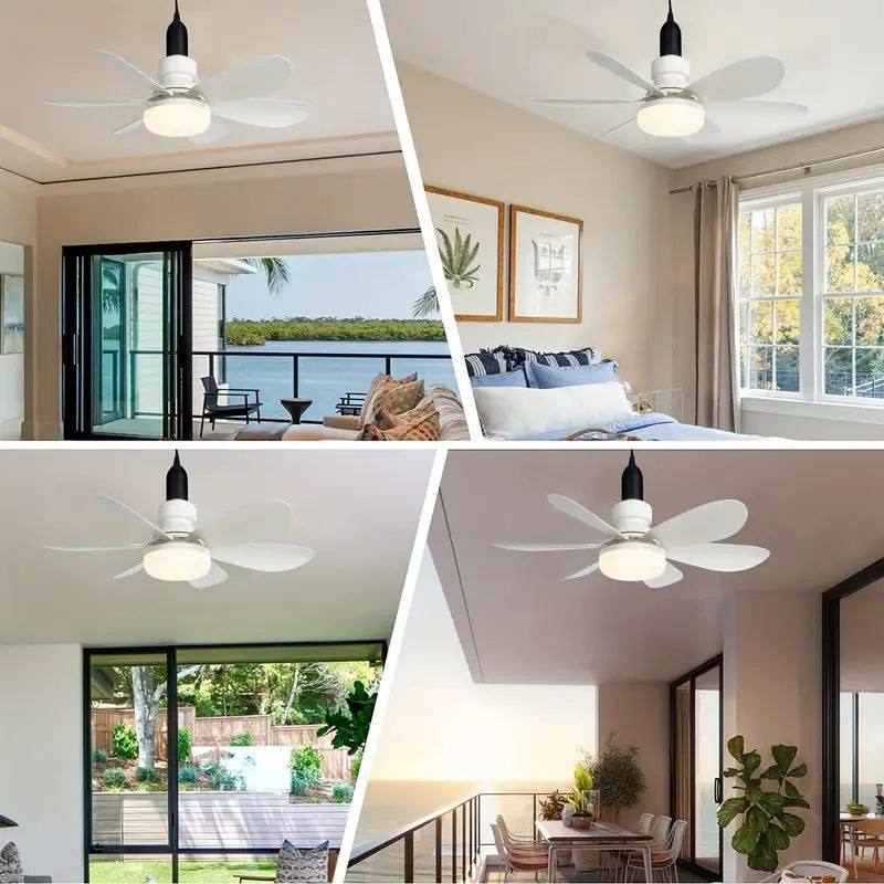 FOCO LED VENTILADOR 6 ASPAS FLOR