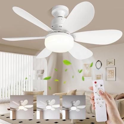 FOCO LED VENTILADOR 6 ASPAS FLOR