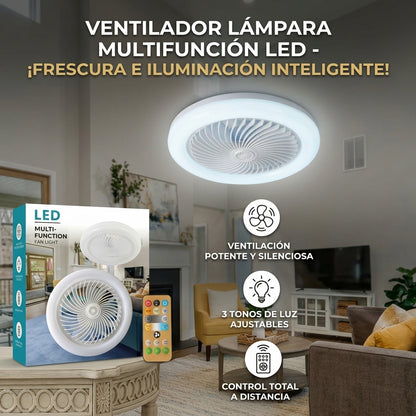 FOCO LED VENTILADOR 3 EN 1