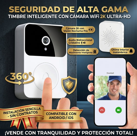 TIMBRE INHALAMBRICO CON CAMARA