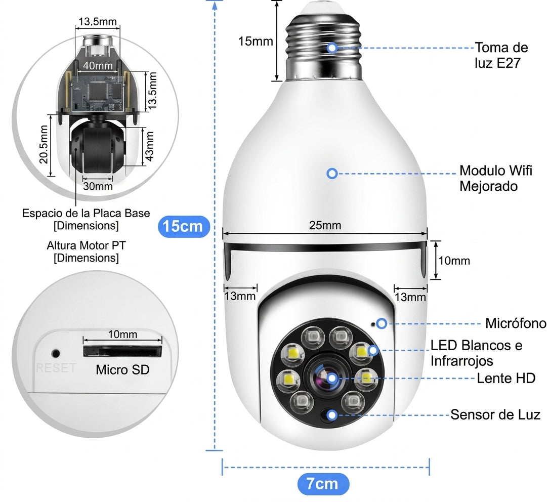 CAMARA FOCO Wifi 360